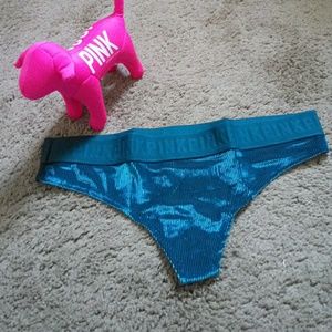 3/$15! VS PINK velvet ribbed thong